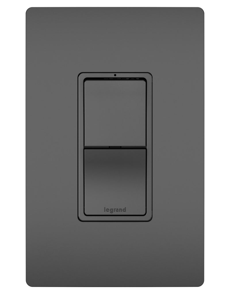Legrand Canada - Two Single Pole/3-Way Switches - Black- Union Lighting Luminaires Decor