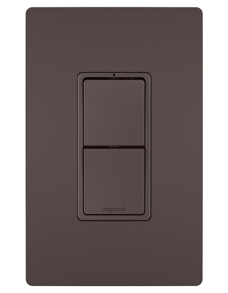 Legrand Canada - Two Single Pole/3-Way Switches - Dark Bronze- Union Lighting Luminaires Decor