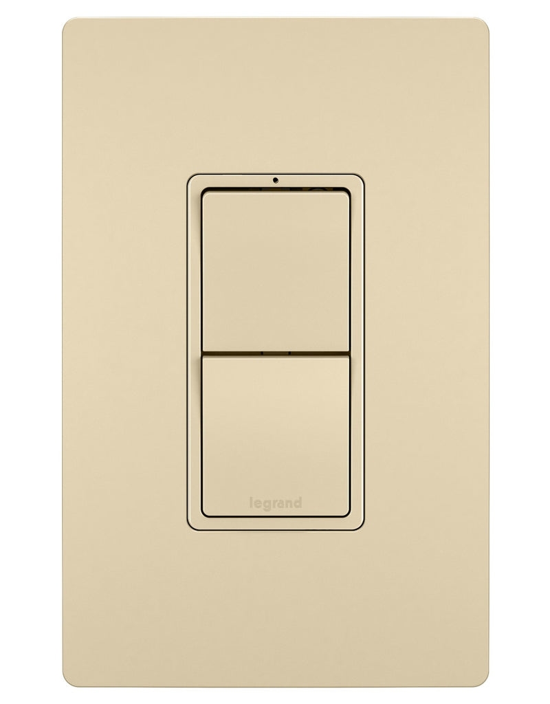 Legrand Canada - Two Single Pole/3-Way Switches - Ivory- Union Lighting Luminaires Decor