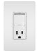 Legrand Canada - Single Pole/3-Way Switch with 15A Tamper-Resistant Outlet - White- Union Lighting Luminaires Decor