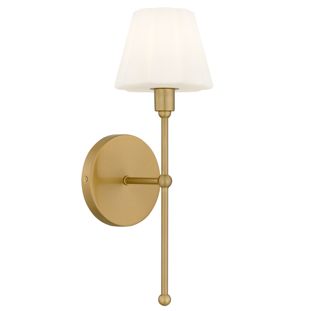 Quoizel - One Light Wall Sconce - Irena - Brushed Gold- Union Lighting Luminaires Decor