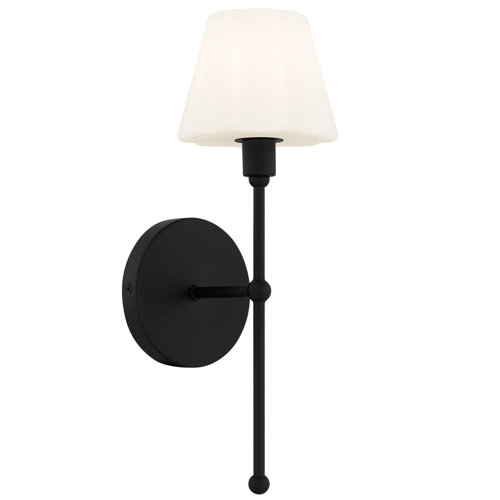 Quoizel - One Light Wall Sconce - Irena - Matte Black- Union Lighting Luminaires Decor
