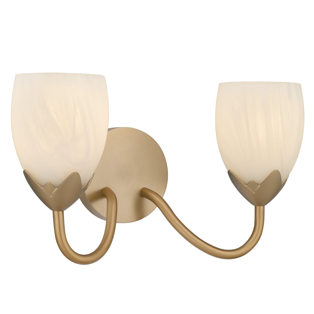 Quoizel - Two Light Vanity - Jacobs - Bronze Gold- Union Lighting Luminaires Decor
