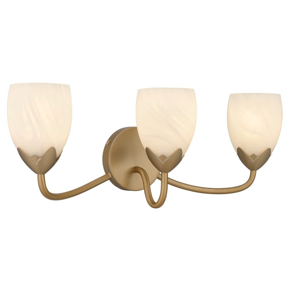Quoizel - Three Light Vanity - Jacobs - Bronze Gold- Union Lighting Luminaires Decor