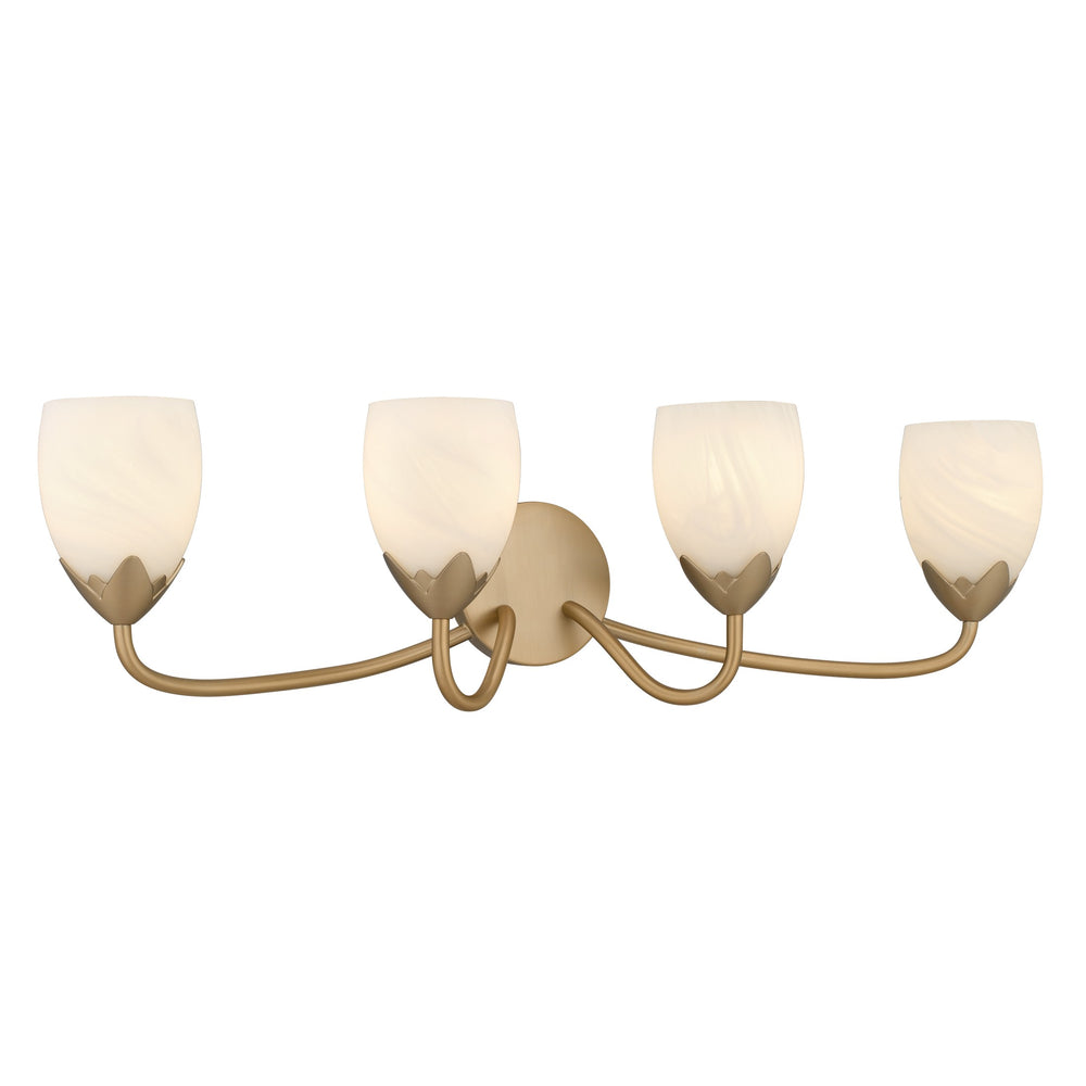 Quoizel - Four Light Vanity - Jacobs - Bronze Gold- Union Lighting Luminaires Decor