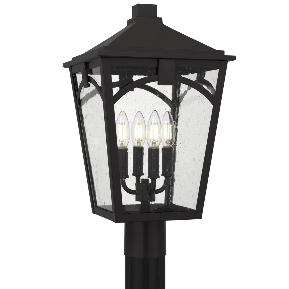 Quoizel - Four Light Outdoor Post Lantern - Jaxon - Western Bronze- Union Lighting Luminaires Decor