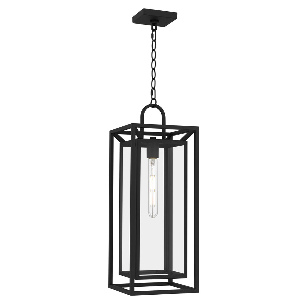 Quoizel - One Light Outdoor Hanging Lantern - Jayce - Matte Black- Union Lighting Luminaires Decor
