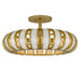 Quoizel - Five Light Semi-Flush Mount - Knight - Soft Gold- Union Lighting Luminaires Decor