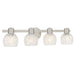 Quoizel - Four Light Vanity - Layton - Brushed Nickel- Union Lighting Luminaires Decor