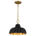 Quoizel - One Light Pendant - Leanne - Matte Black- Union Lighting Luminaires Decor