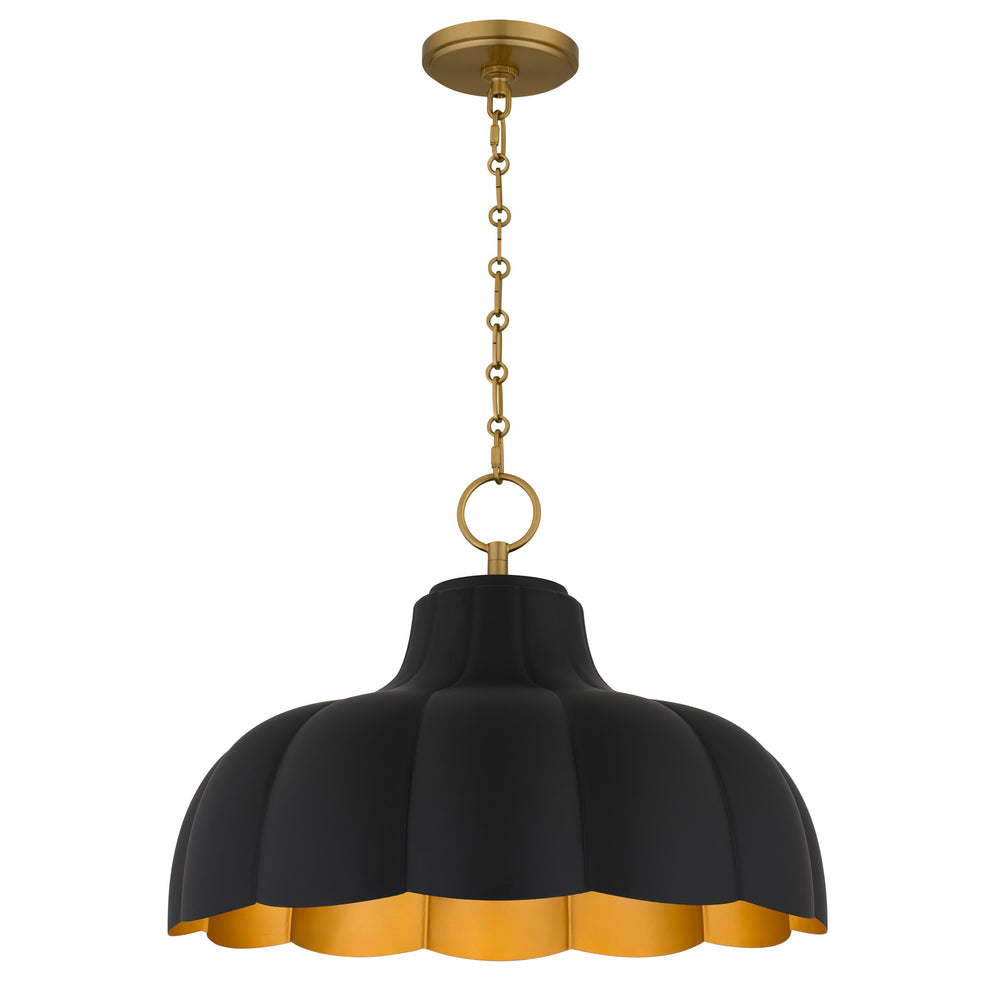 Quoizel - Four Light Pendant - Leanne - Matte Black- Union Lighting Luminaires Decor