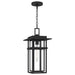 Quoizel - One Light Outdoor Hanging Lantern - Morgan - Earth Black- Union Lighting Luminaires Decor