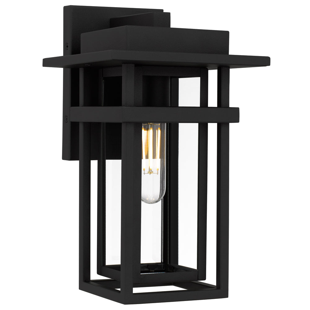 Quoizel - One Light Outdoor Wall Lantern - Morgan - Earth Black- Union Lighting Luminaires Decor