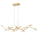 Quoizel - LED Island Pendant - Cora - Gold Leaf- Union Lighting Luminaires Decor