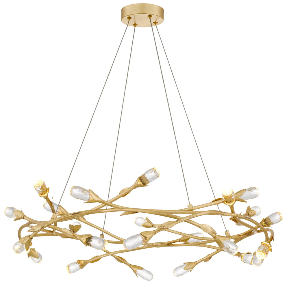 Quoizel - LED Pendant - Cora - Gold Leaf- Union Lighting Luminaires Decor