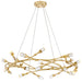 Quoizel - LED Pendant - Cora - Gold Leaf- Union Lighting Luminaires Decor