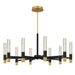 Quoizel - LED Chandelier - Davies - Brushed Gold- Union Lighting Luminaires Decor