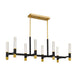 Quoizel - LED Island Pendant - Davies - Brushed Gold- Union Lighting Luminaires Decor