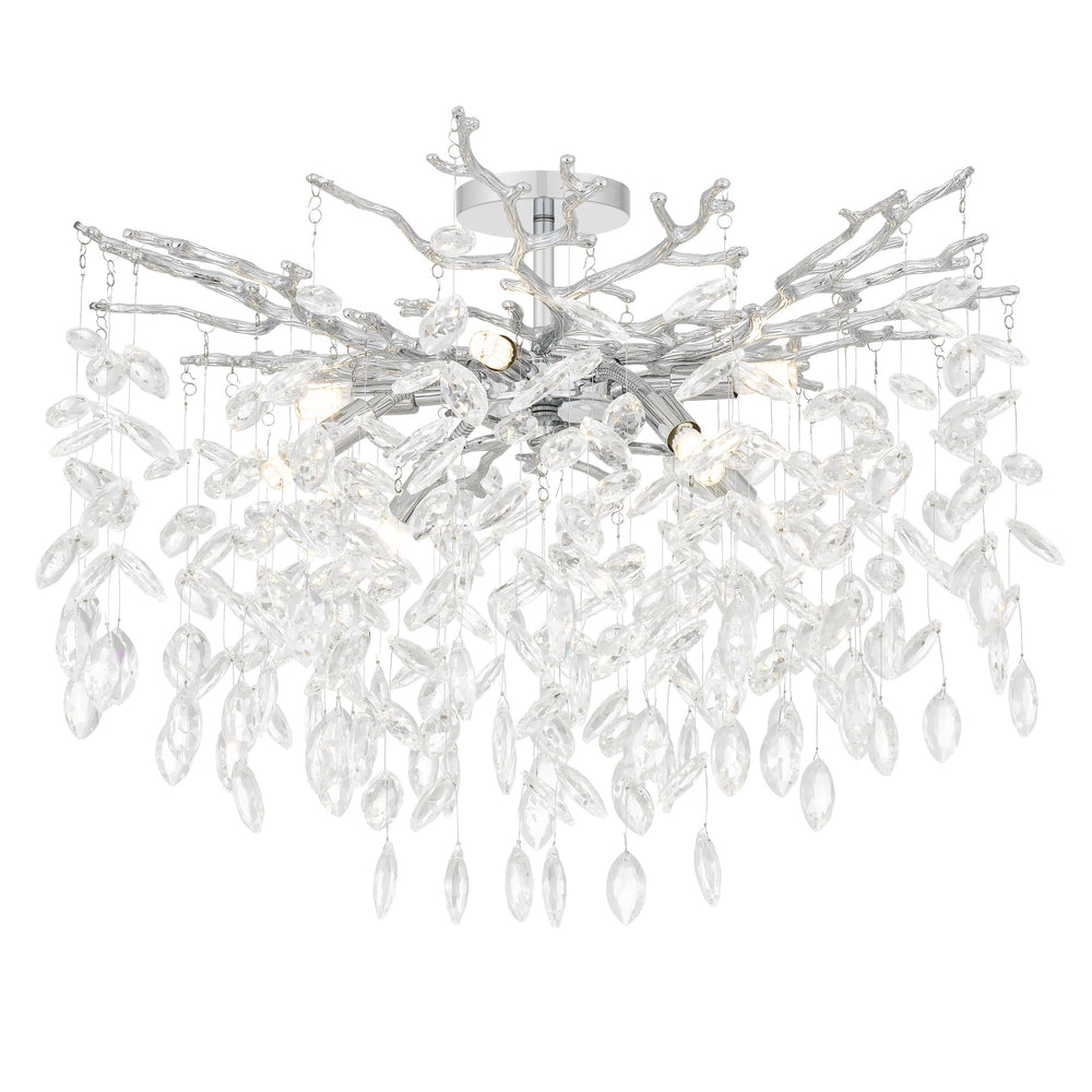 Quoizel - LED Semi-Flush Mount - Isobel - Polished Chrome- Union Lighting Luminaires Decor