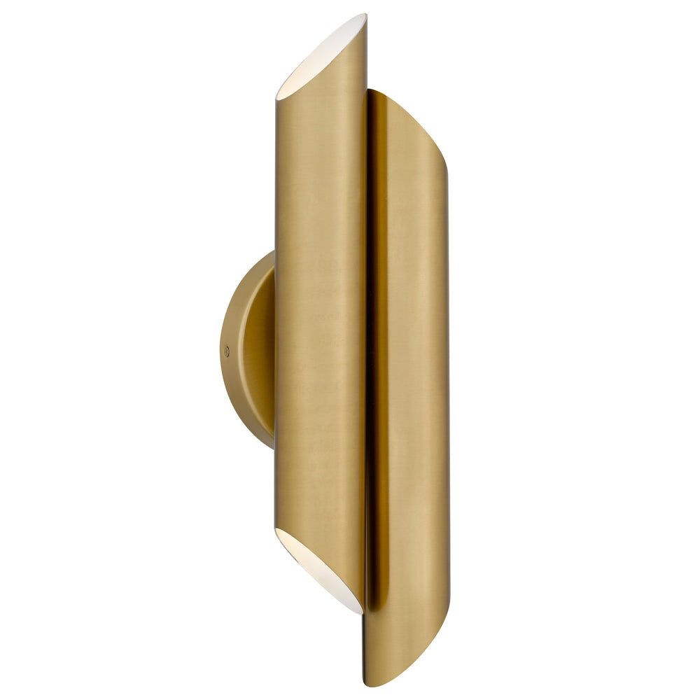 Quoizel - LED Wall Sconce - Manelis - Brushed Gold- Union Lighting Luminaires Decor