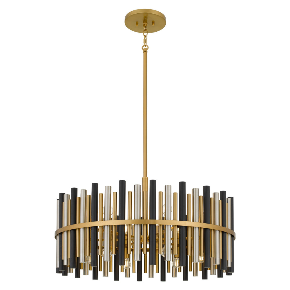 Quoizel - 12 Light Pendant - Richards - Brushed Gold- Union Lighting Luminaires Decor