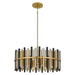 Quoizel - 12 Light Pendant - Richards - Brushed Gold- Union Lighting Luminaires Decor