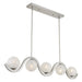 Quoizel - Five Light Island Pendant - Spherical - Brushed Nickel- Union Lighting Luminaires Decor