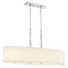 Quoizel - Five Light Island Pendant - Stone - Polished Chrome- Union Lighting Luminaires Decor