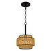Quoizel - One Light Mini Pendant - Teton - Matte Black- Union Lighting Luminaires Decor