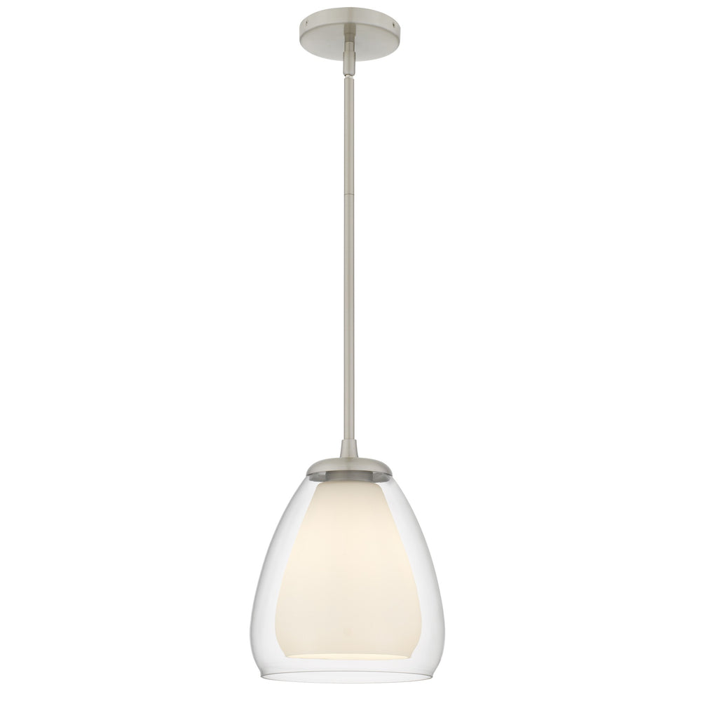 Quoizel - One Light Mini Pendant - Vivienne - Brushed Nickel- Union Lighting Luminaires Decor