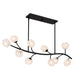 Quoizel - Ten Light Island Pendant - Walker - Matte Black- Union Lighting Luminaires Decor