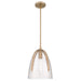 Quoizel - One Light Mini Pendant - Whitmore - Bronze Gold- Union Lighting Luminaires Decor