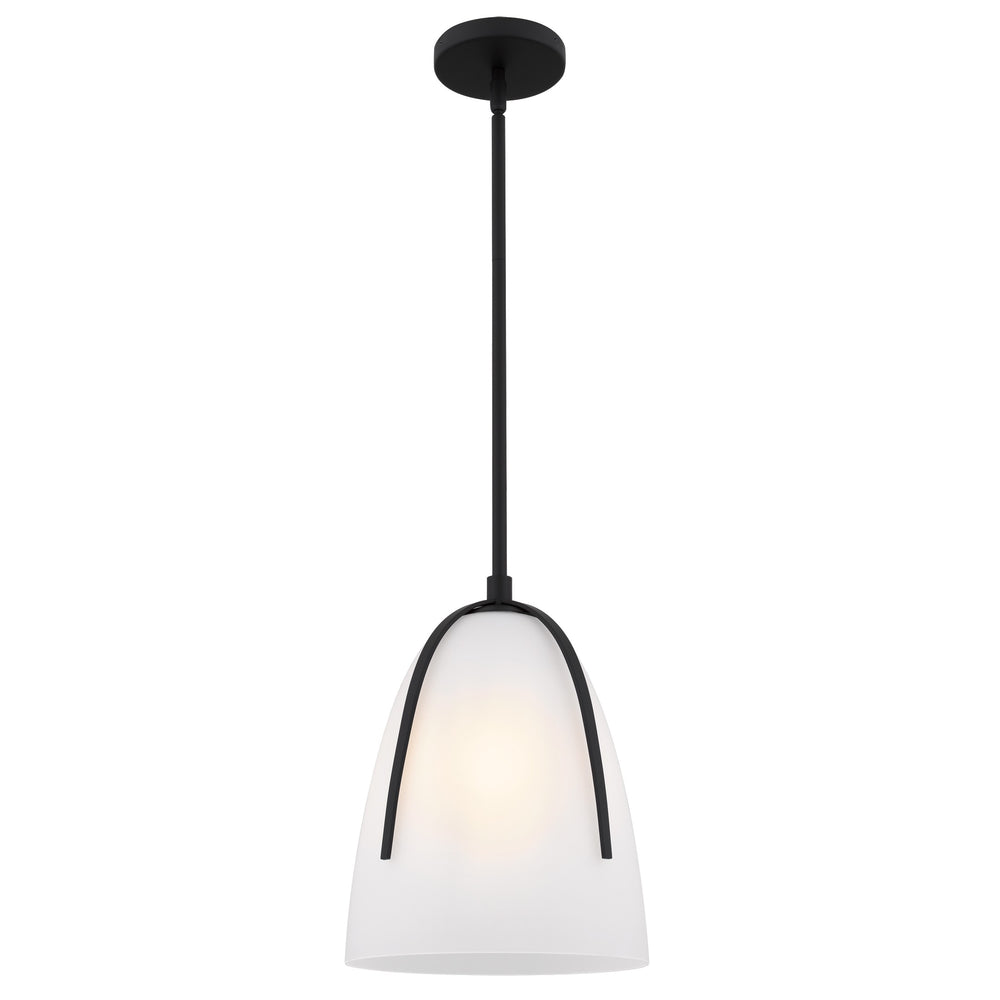 Quoizel - One Light Mini Pendant - Whitmore - Matte Black- Union Lighting Luminaires Decor