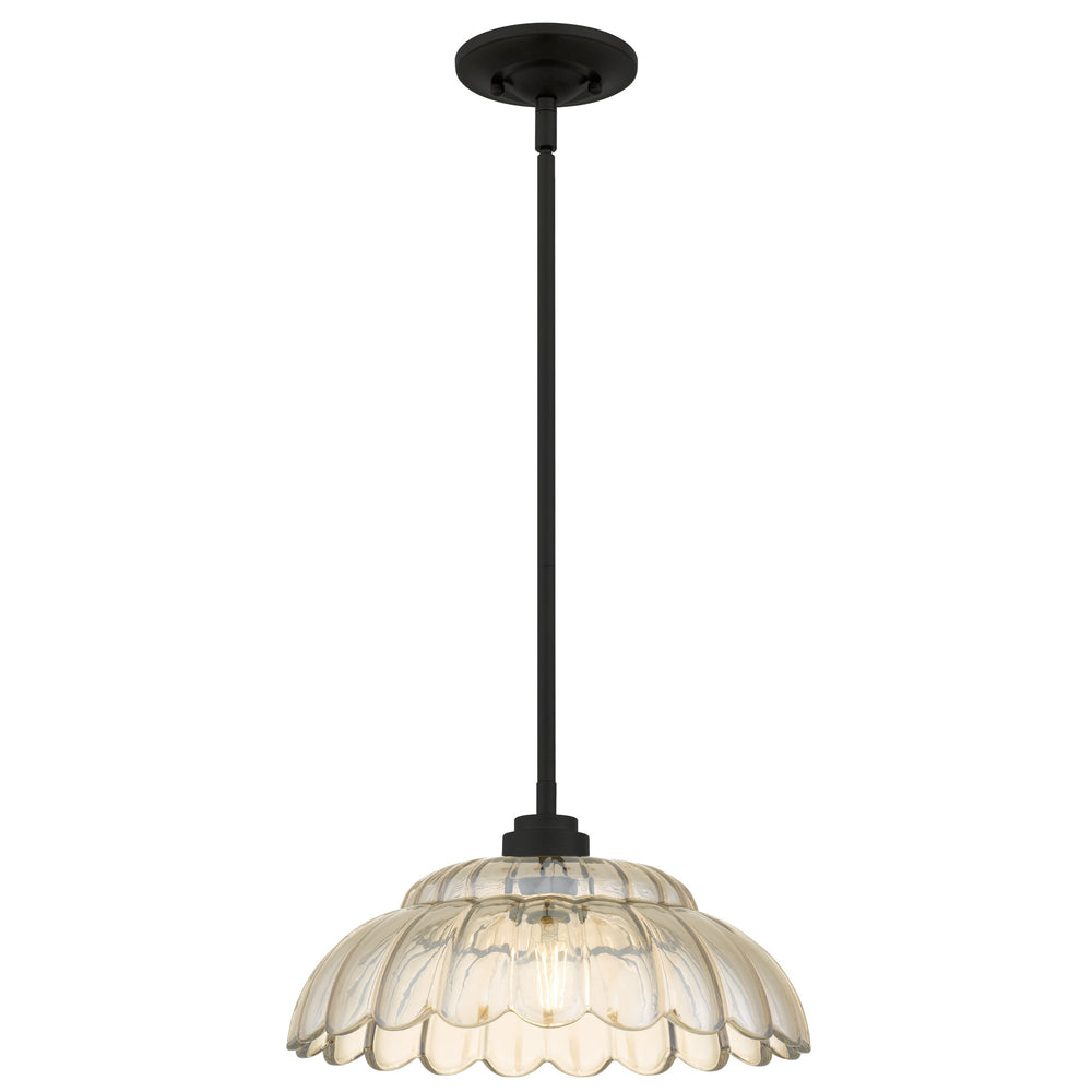 Quoizel - One Light Pendant - Whitecap - Mottled Cocoa- Union Lighting Luminaires Decor