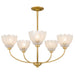 Quoizel - Five Light Chandelier - Whitecap - Brushed Gold- Union Lighting Luminaires Decor