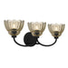 Quoizel - Three Light Vanity - Whitecap - Mottled Cocoa- Union Lighting Luminaires Decor