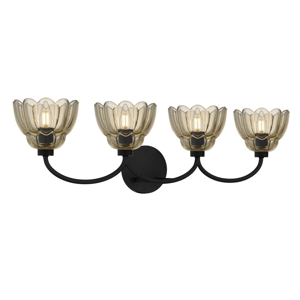 Quoizel - Four Light Vanity - Whitecap - Mottled Cocoa- Union Lighting Luminaires Decor