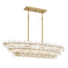 Quoizel - Five Light Island Pendant - Wright - Brushed Gold- Union Lighting Luminaires Decor
