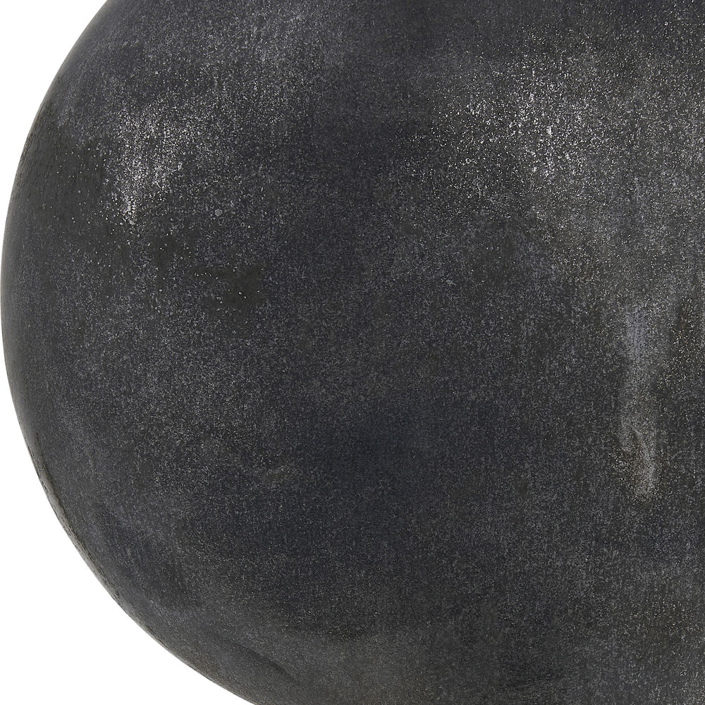 Uttermost - Vases Set/3 - Charcoal Bloom - Distressed Black- Union Lighting Luminaires Decor