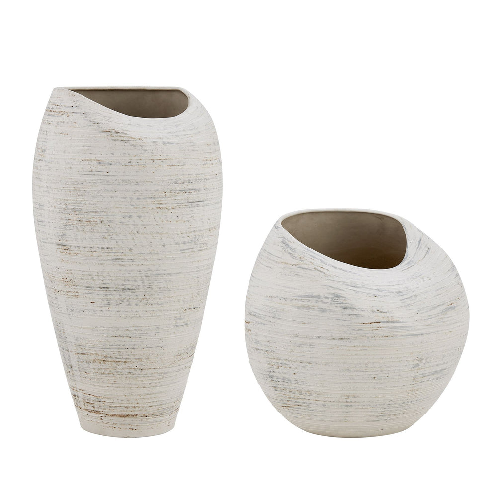 Uttermost - Vases Set/2 - Inara - White- Union Lighting Luminaires Decor