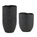 Uttermost - Vases Set/2 - Komorebi - Matte Black- Union Lighting Luminaires Decor