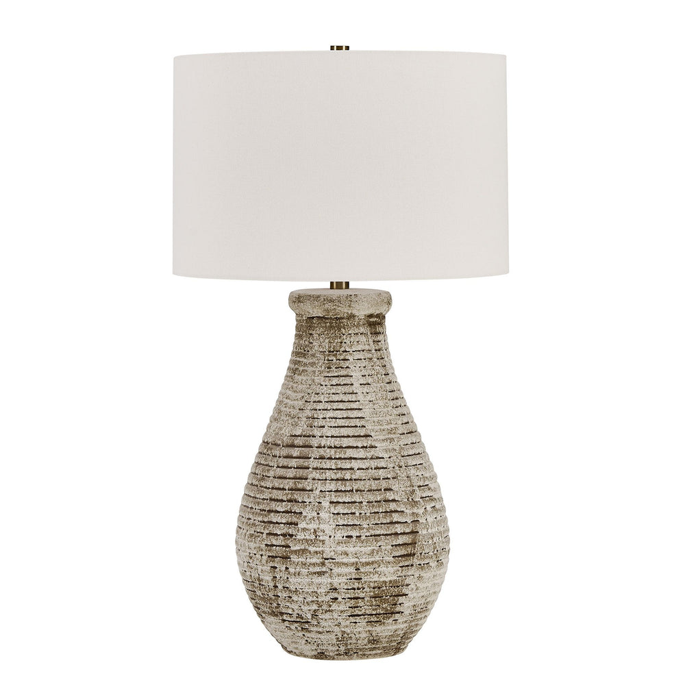 Uttermost - One Light Table Lamp - Dorothea - Aged Stone Gray- Union Lighting Luminaires Decor
