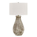 Uttermost - One Light Table Lamp - Dorothea - Aged Stone Gray- Union Lighting Luminaires Decor