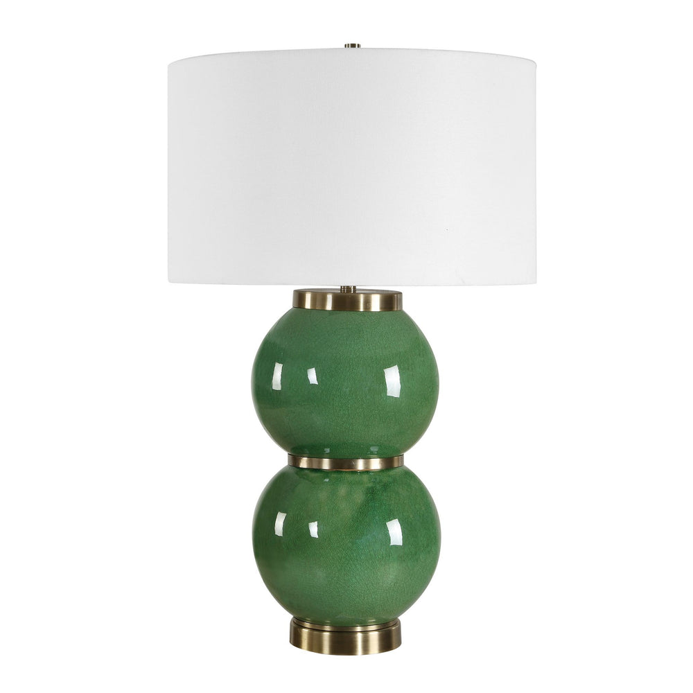 Uttermost - One Light Table Lamp - Banner - Antique Brass- Union Lighting Luminaires Decor