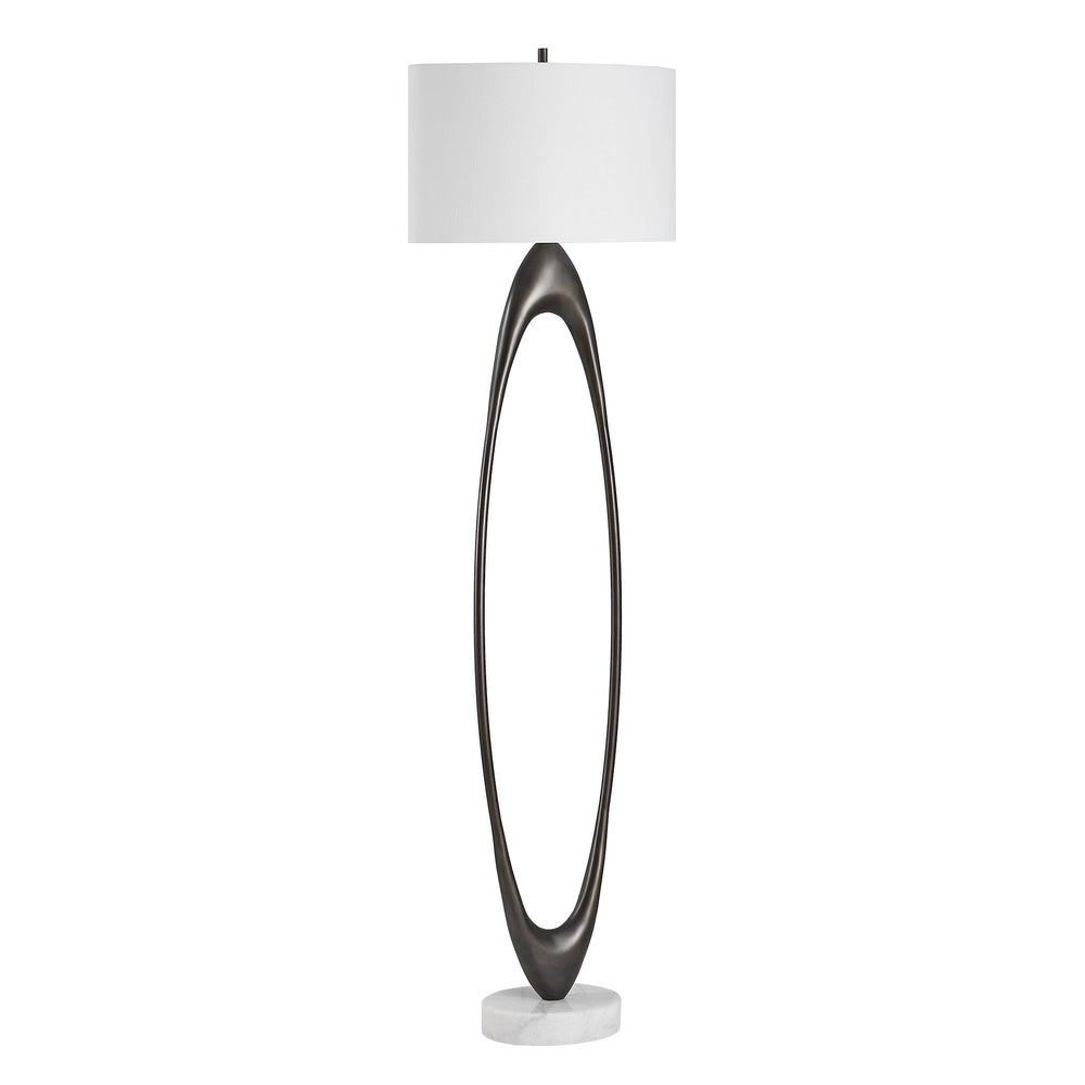 Uttermost - One Light Floor Lamp - Sonic - Antique Brass- Union Lighting Luminaires Decor