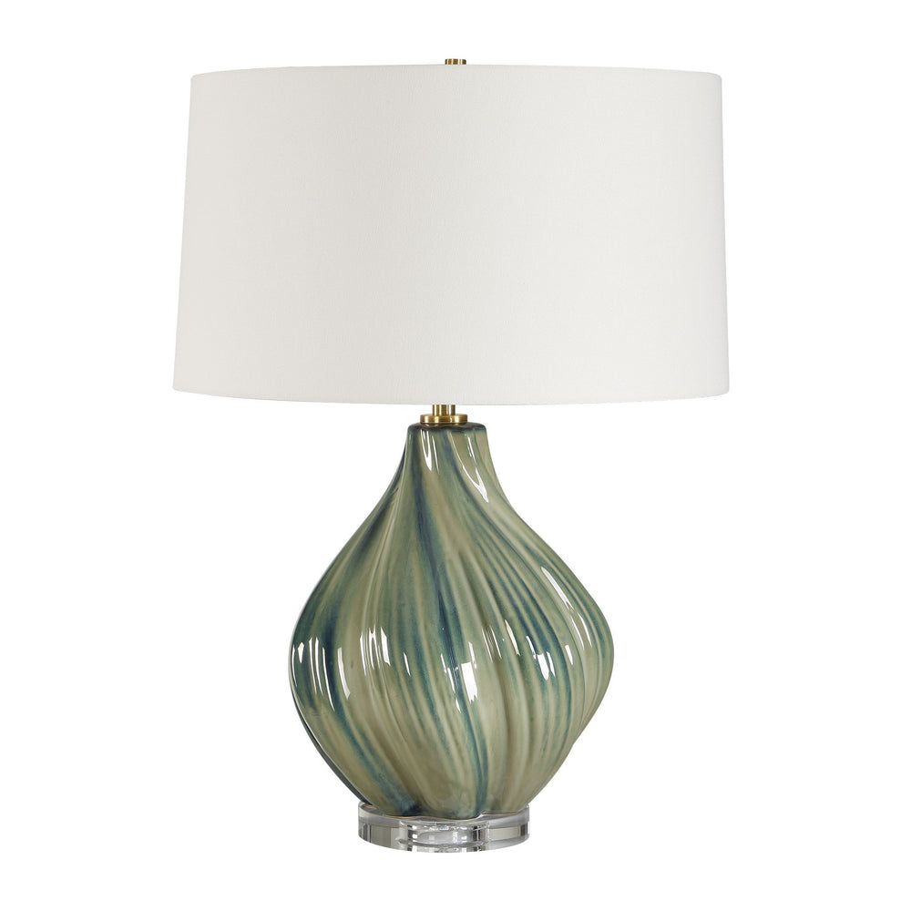 Uttermost - One Light Table Lamp - Tausha - Antique Brass- Union Lighting Luminaires Decor
