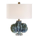 Uttermost - One Light Table Lamp - Ruffle Up - Antique Brass- Union Lighting Luminaires Decor