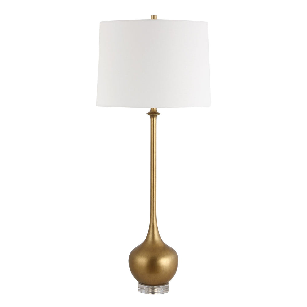 Uttermost - One Light Buffet Lamp - Good As Gold - Brushed Antique Gold- Union Lighting Luminaires Decor