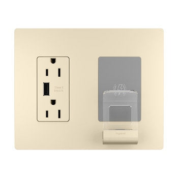 Legrand Canada - Wireless Charger - Light Almond- Union Lighting Luminaires Decor