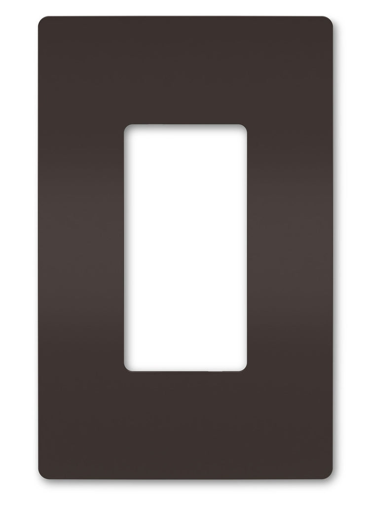 Legrand Canada - One-Gang Screwless Wall Plate - Brown- Union Lighting Luminaires Decor